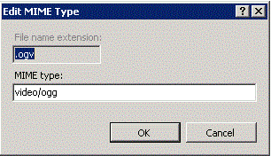 Add / Edit ogv for FireFox